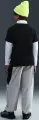 Футболка підліткова Nike SPORTSWEAR чорна HV5186-010