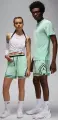 Шорты баскетбольные Nike JORDAN DRI-FIT WOVEN DIAMOND SHORTS мятно-черные FQ2989-353