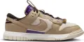 Кросівки Nike AIR DUNK JUMBO LOW бежево-фіолетові DV0821-101