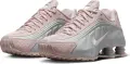 Кросівки жіночі Nike SHOX R4 світло-рожево-срібні AR3565-600