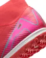 Сороконожки (шиповки) Nike MERCURIAL ZOOM SUPERFLY 10 ACADEMY TF красно-розово-бирюзовые FQ8331-800