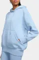 Худи женское Nike SPORTSWEAR PHOENIX FLEECE OVERSIZED голубое DQ5860-441