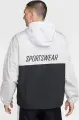 Вітровка Nike CLUB MARINA PULLOVER ANORAK біло-чорна HJ1957-025