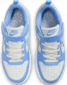 Кроссовки детские Nike COURT BOROUGH LOW RECRAFT (PS) голубо-белые DV5457-128