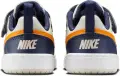 Кроссовки детские Nike COURT BOROUGH LOW RECRAFT (TD) темно-сине-оранжево-кремовые DV5458-126