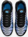 Кроссовки подростковые Nike AIR MAX PLUS (GS) голубо-черные IB2867-001