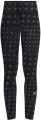 Леггинсы подростковые Nike ONE DRI-FIT HIGH-WAISTED черно-темно-серые HF8228-010