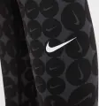 Леггинсы подростковые Nike ONE DRI-FIT HIGH-WAISTED черно-темно-серые HF8228-010