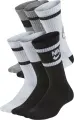 Носки Nike EVERYDAY CUSHIONED CREW белые, серые, черные (6 пар) CK7302-901