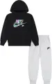 Спортивный костюм детский Nike OUTSIDE THE LINES черно-серый 86M692-GAK