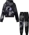 Спортивный костюм подростковый Nike JORDAN MVP FLEECE PRINTED черно-серый 95D604-G0T__95D605G0T