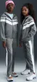 Спортивний костюм підлітковий Nike SPORTSWEAR DRI-FIT HOODED сіро-білий HQ9316-084