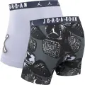 Трусы (боксерки) Nike AIR JORDAN FLIGHT MVP 2-PACK BOXER BRIEFS светло-серые, темно-серые (2 штуки) JM0744-G0T