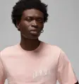 Футболка Nike JORDAN BRAND LOGO STACK светло-розовая FN6027-622