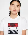Футболка подростковая Nike AIR белая HQ4419-100