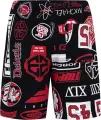 Шорти підліткові Nike JORDAN ESSENTIALS FRENCH TERRY PRINTED чорно-червоно-білі 95D743-023