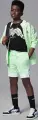 Шорти підліткові Nike JORDAN SPORT DRI-FIT DIAMOND салатово-білі 95D313-E2E