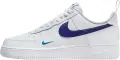 Кроссовки Nike AIR FORCE 1 '07 бело-темно-синие HF3836-100