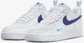Кроссовки Nike AIR FORCE 1 '07 бело-темно-синие HF3836-100