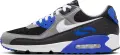 Кроссовки Nike AIR MAX 90 серо-черно-синие IB7672-001