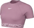 Топ жіночий Nike PRO DRI-FIT SHORT-SLEEVE CROPPED GRAPHIC рожевий HM6369-699