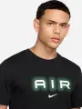 Футболка Nike AIR GRAPHIC черно-зеленая HM0185-011