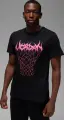 Футболка Nike JORDAN SPORT DRI-FIT черно-розовая FN5974-010