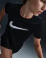 Футболка для бігу жіноча Nike ONE SWOOSH DRI-FIT чорна HJ2204-010