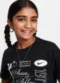 Футболка підліткова Nike SPORTSWEAR DANCE чорна HM6306-010