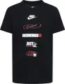 Футболка підліткова Nike SPORTSWEAR LOGOS чорна HM5662-010