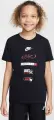 Футболка підліткова Nike SPORTSWEAR LOGOS чорна HM5662-010