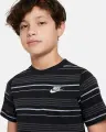 Футболка підліткова Nike SPORTSWEAR чорно-сіра FJ6348-011
