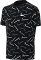 Футболка подростковая Nike SWOOSH ALL-OVER-PRINT черная FN9605-010