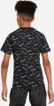 Футболка подростковая Nike SWOOSH ALL-OVER-PRINT черная FN9605-010