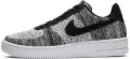 Кроссовки Nike AIR FORCE 1 FLYKNIT 2.0 черно-белый меланж AV3042-001