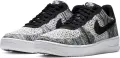 Кросівки Nike AIR FORCE 1 FLYKNIT 2.0 чорно-білий меланж AV3042-001
