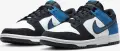 Кроссовки Nike DUNK LOW RETRO NAS черно-бело-синие FD6923-100