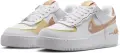 Кроссовки женские Nike AIR FORCE 1 SHADOW бело-золотисто-светло-коричневые DZ1847-111