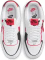 Кросівки жіночі Nike AIR FORCE 1 SHADOW біло-червоно-чорні DZ1847-112