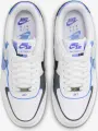 Кроссовки женские Nike AIR FORCE 1 SHADOW бело-фиолетово-черные DZ1847-109
