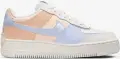 Кроссовки женские Nike AIR FORCE 1 SHADOW кремово-персиково-фиолетовые DZ1847-114