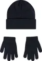 Зимний набор аксессуаров подростковый Nike FUTURA BEANIE GLOVE SET черный 9A2961-023