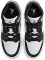 Кроссовки подростковые Nike AIR JORDAN 1 MID (GS) бело-черно-серые DQ8423-101