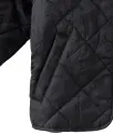 Куртка детская Nike FLEECE HOODED QUILT черно-серая 86N071-023