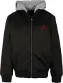 Куртка подростковая Nike JORDAN BIG LOGO HOODED BOMBER черно-серая 95D647-023
