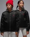 Куртка подростковая Nike JORDAN BIG LOGO HOODED BOMBER черно-серая 95D647-023