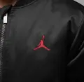 Куртка подростковая Nike JORDAN BIG LOGO HOODED BOMBER черно-серая 95D647-023