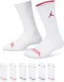 Шкарпетки дитячі Nike JORDAN LEGEND CREW SOCKS BOX SET білі (6 пар) BJ0343-001