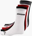 Шкарпетки дитячі Nike JORDAN LEGEND CREW SOCKS BOX SET білі, сірі, чорні, червоні (6 пар) BJ0343-RK2