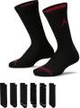 Шкарпетки дитячі Nike JORDAN LEGEND CREW SOCKS BOX SET чорні (6 пар) BJ0343-023
